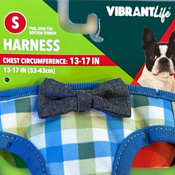 Vibrant Life Dog Plaid Bow Tie Harness - Picture 12 of 15